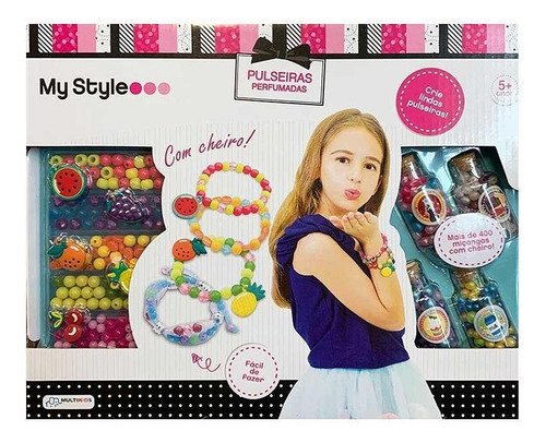 Brinquedo My Style Pulseiras Perfumadas Multikids Br1119