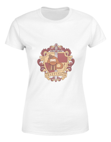 Polera Mujer Harry Potter Escudo Gryffindor
