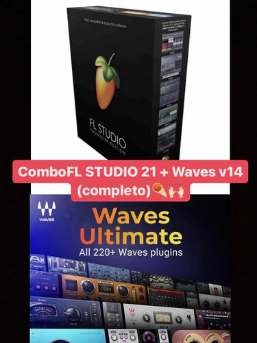 Fl Studio 21 Full + Waves V14 Full (combo)