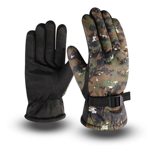 Guantes Camuflados Térmicos Resistentes Al Viento