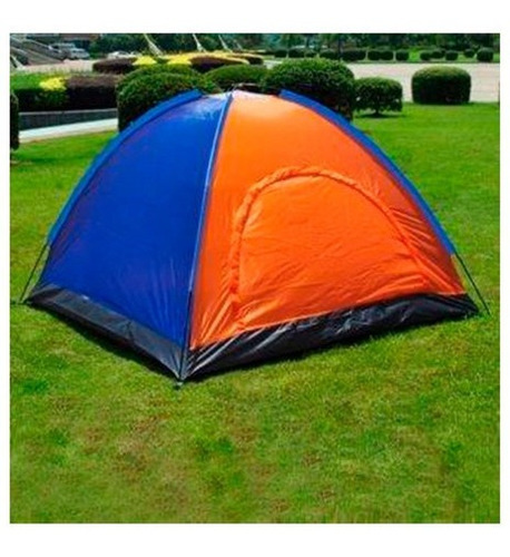 Carpa Camping Semi Impermeable 4 Personas Armable Colores