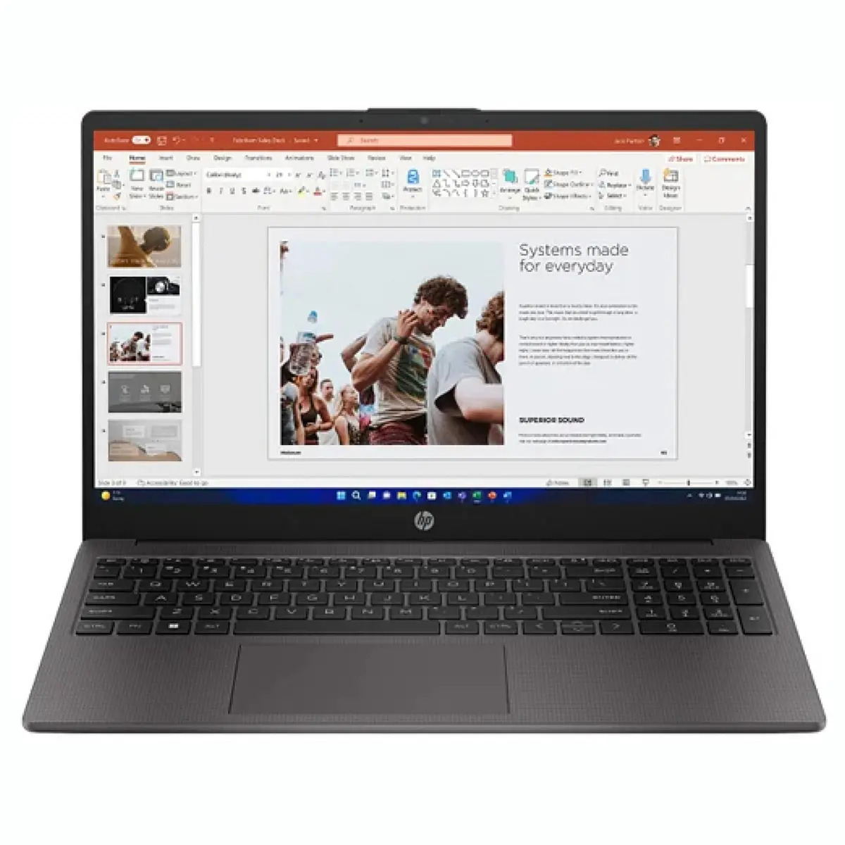 Notebook Hp 255r G10 Ryzen 7 7735U 16GB Memoria RAM 512GB Disco SSD Pantalla 15,6'' Full HD 60hz Windows 11