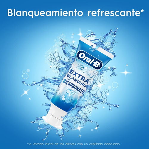 Oral B Extra Blanco Con Bicarbonato Crema Dental X 70 G