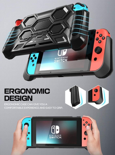 Imagem 4 de 7 de Capa Case Mumba Battle Series Kickstand Para Nintendo Switch