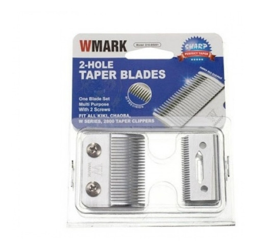 Imagem 3 de 4 de Lâmina Wmark Taper Profissional Aço Maquinas D16 Silver