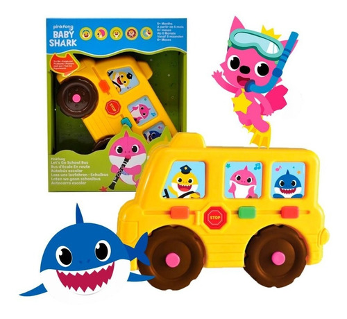 Autobús Escolar Musical Baby Shark Pinkfong