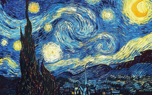 Juegos De Rompecabezas Noche Estrellada,van Gogh De 1000 Pcs