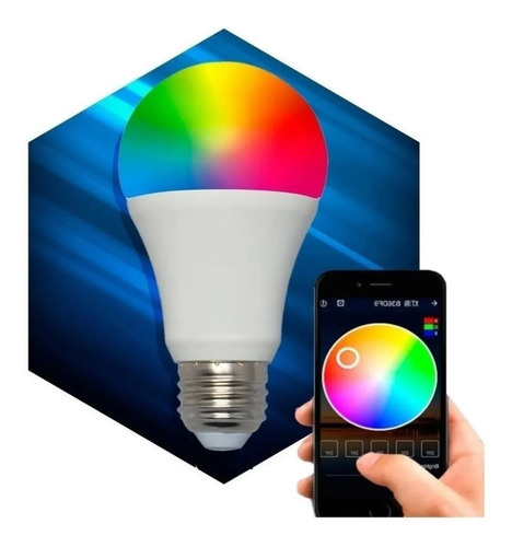 Lámpara Led Wifi E27 10w Rgb Celular Smart Life