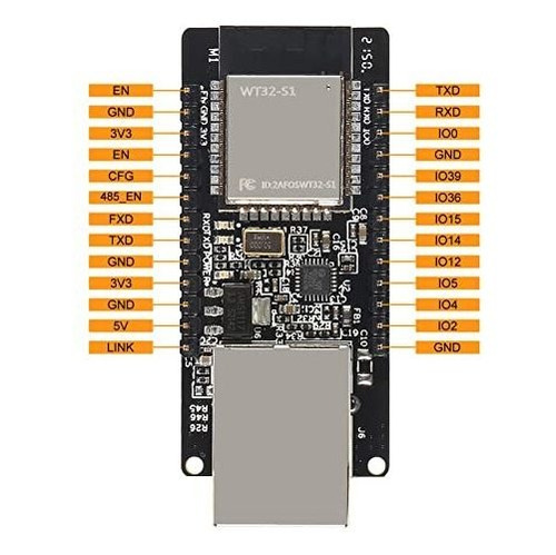 Paquete De 2 Módulos Dweii Wt32-eth01 Esp32 Ethernet Wifi Bl