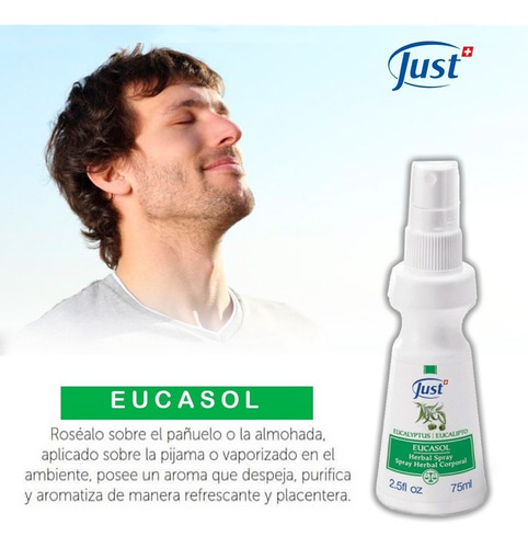Imagen 5 de 6 de Eucasol Spray 75ml Y Crema De Tomillo 96g Swiss Just