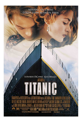 Póster Titanic 1997 Clásico James Cameron Dicaprio Winslet