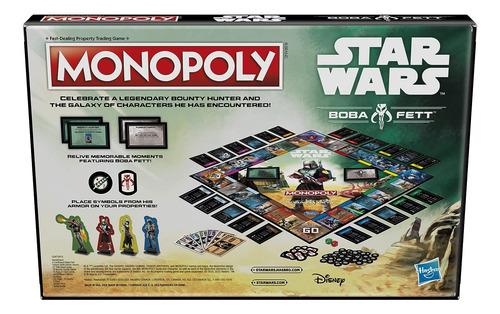 Juego De Mesa Monopoly Star Wars Boba Fett Edition