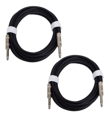 Cables De Audio De 20 Pies Para Guitarra Cables De 1/4 Ts A 