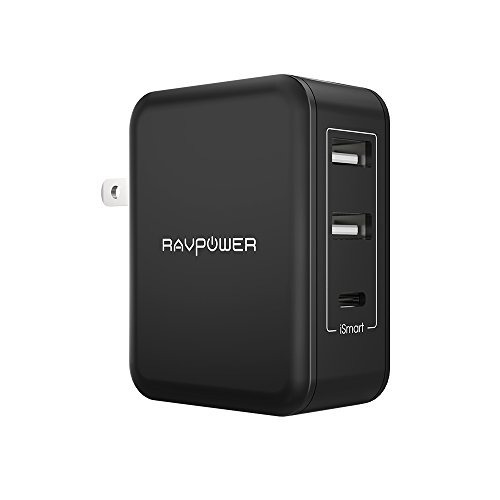 Cargador De Pared Tipo Usb C Ravpower 30w Estación De Carga