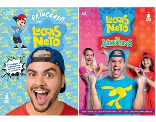 Luccas Neto em Os Aventureiros - Loja Pixel - Editora Pixel