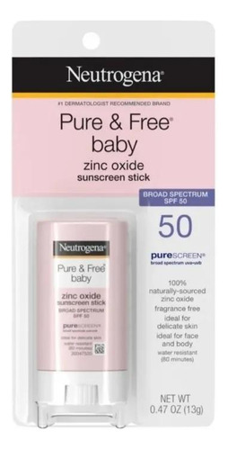 Protetor Solar Stick Neutrogena Baby Baby Pure & Free 13g 50