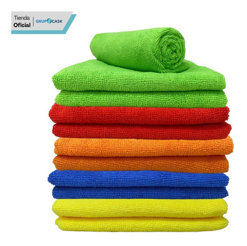 Imagen 3 de 6 de Trapo Paño Microfibra Multiusos Ultra Absorbente 25 X 33 Cm