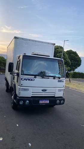 Ford Cargo 815 Baú Com Plataforma Elevatoria Ano 2009