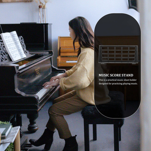 Moxue Soporte De Música Creativo Y Práctico De 1 Pieza Con