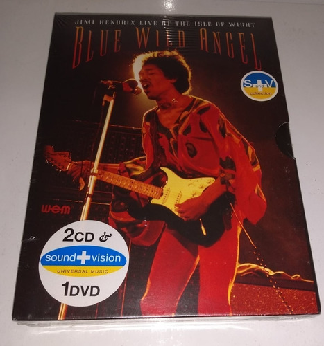 Jimi Hendrix - Blue Wild Angel  (box 2cd's+dvd/lacrado)