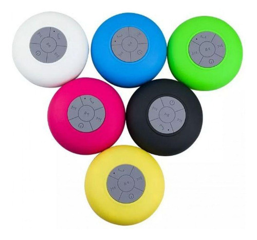 Caixa De Som Bluetooth Ventosa Prova D'água Portátil Bts-06