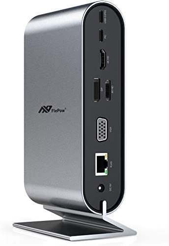 Docking Station Usb Tipo C 17 En 1 Dual Hmdi Vga Dp Rj45 Usb