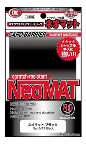 Fundas Para Tarjetas Kmc Kmc1737 Standard Small Black