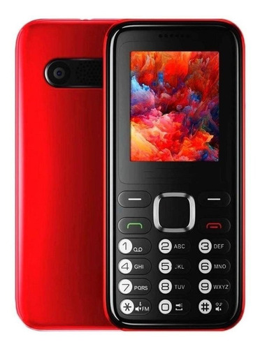Imagen 2 de 4 de Kanji Fon Dual SIM 32 MB rojo 32 MB RAM