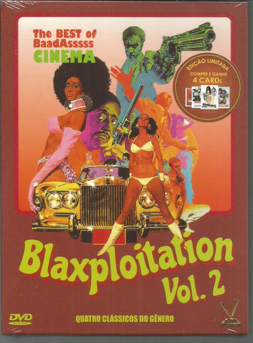 Dvd Blaxploitation Volume 2 - Versatil - Bonellihq M20