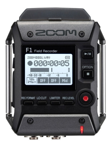 Imagem 7 de 8 de Zoom Gravador Digital F1-lp Com Microfone Lavalier