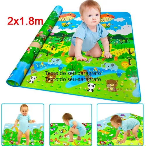 Baby Dan Tapete de Brincadeiras Pine 89x89 1000-52