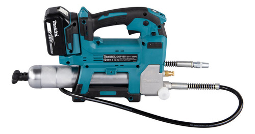 Kit Makita Dgp180z-3 Llave Impacto + Engrasadora +2bat+ Carg Turquesa