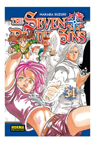 The Seven Deadly Sins 34, De Suzuki, Nabaka. Norma Editorial, Tapa Blanda En Español, 2019