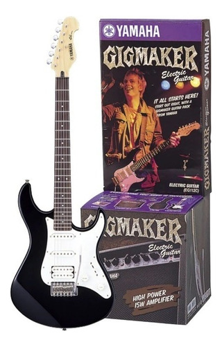 Paquete De Guitarra Eléctrica Yamaha, Amplificador Y Accesor