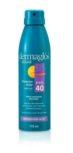 Dermaglos Protector Solar Fps40 Spray Continuo 170ml