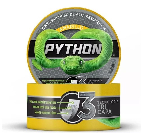 Python Cinta Multiuso Alta Resistencia 48mmx9m Dimension Co