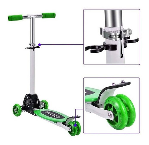Monopatin Scooter Italy Original 4 Ruedas Plegable Palermo