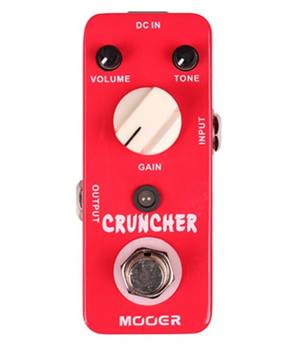 Mooer Cruncher Pedal Distorsion Guitarra True By Pass