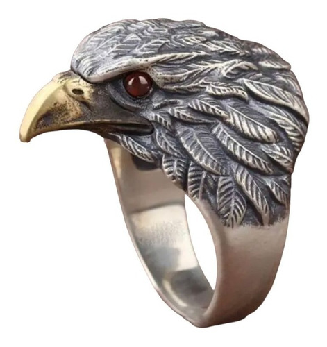  Anillo De Hombre, Modelo Vintage Águila / Yu136