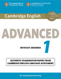 Cambridge English Advanced 1 For Revised... (libro Original)
