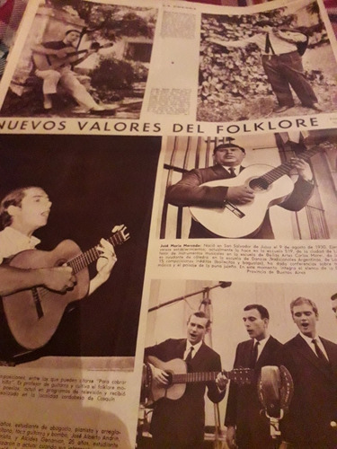 Diario La Prensa Folklore Victor Heredia 25 2  1968