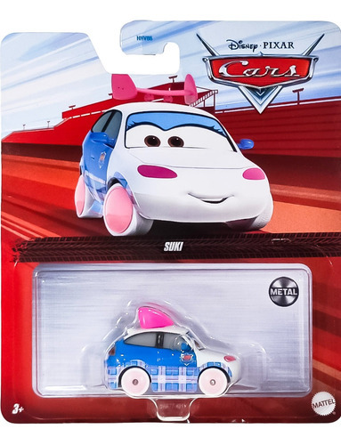 Vehículo edición en miniatura de Disney Pixar - Mattel Cor Suki - Cars 2