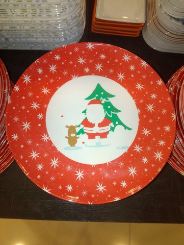 Imagen 4 de 5 de Plato Navideño Melamina