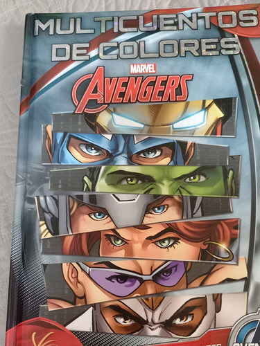 Libro Multi Cuentos De Colores  Avengers. Con. Cd