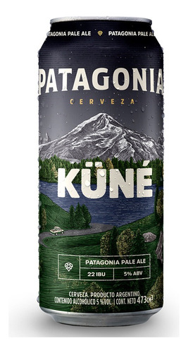 Cerveza Patagonia Küné Pale Ale lata 473 mL