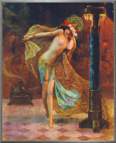 Cuadro Danza De Los Siete Velos - Gaston Bussière - Año 1926