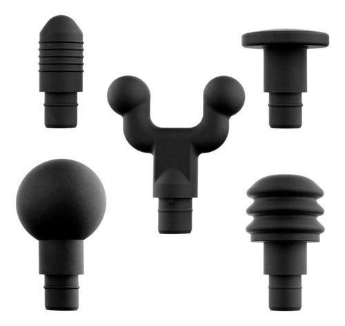 Cabezales Para Pistola De Masaje Compatible Con Hypervolt Color Negro