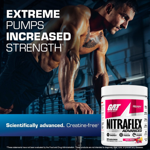 Suplemento En Pó Gat Sport Advanced Pre-workout Original Fruit Punch