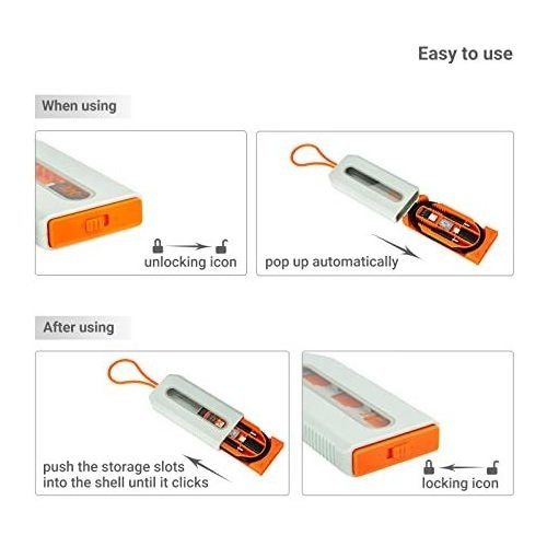 Kit De Adaptador De Cable De Datos 5 En 1, Almacenamiento De