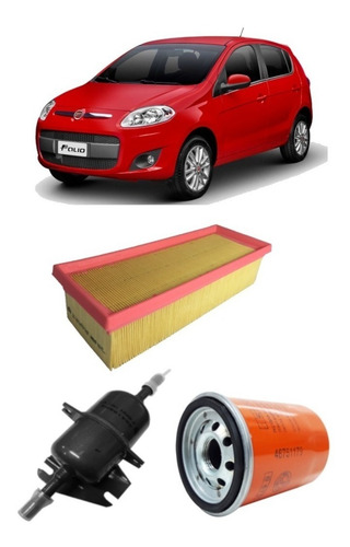 Imagen 1 de 5 de Kit De Filtros Mopar Fiat Nuevo Palio (326) 1.4 Nafta